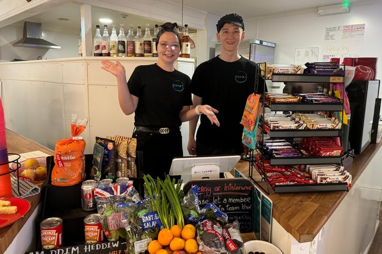 Volunteens can gain experience learning how to make coffee, take orders and handle cash at Area 43's cafe space, Depot