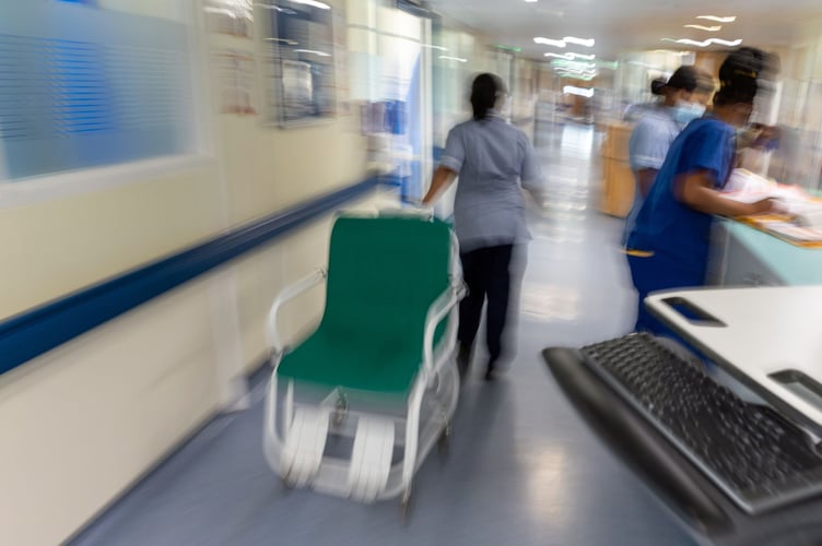 File photo dated 18/01/23 of a general view of staff on an NHS hospital ward at Ealing Hospital in London. Children have been left "worried and waiting" for treatment in Scottish hospitals, with just one health board meeting a key target, leading paediatricians have warned. Issue date: Friday March 21, 2025.