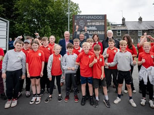 The people of Porthmadog celebrate improvements throughout the town
