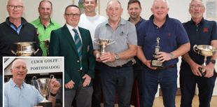 Porthmadog Golf Club champions celebrate