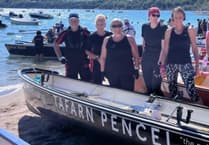 Porthmadog rowers compete at New Quay