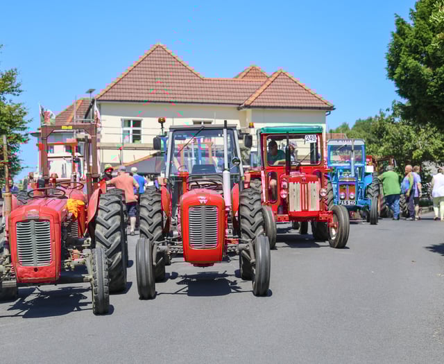 Tractor run raises money for two care homes