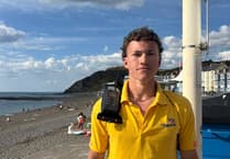 Aberystwyth lifeguard rescues teenagers in dinghy who were told not to go out to sea