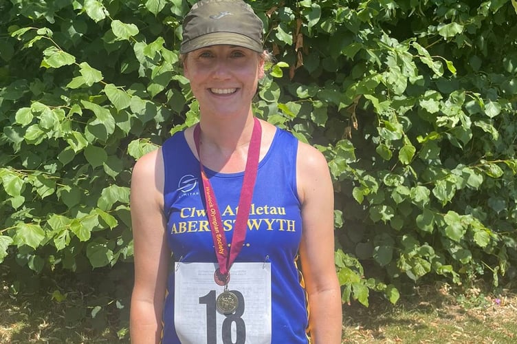 Lainy Heckley at the Wenlock Olympian 7 mile