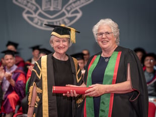 Honorary Fellows and Doctorates celebrated at Aber Uni
