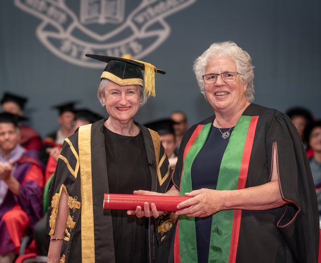Honorary Fellows and Doctorates celebrated at Aber Uni