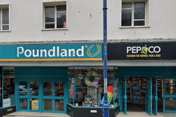 Poundland on Great Darkgate Street, Aberystwyth