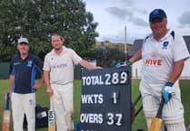 Unbeaten Aberaeron beat rivals Lampeter by nine wickets