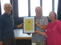 Ceredigion Museum honours Michael Freeman MBE