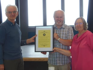 Ceredigion Museum honours Michael Freeman MBE