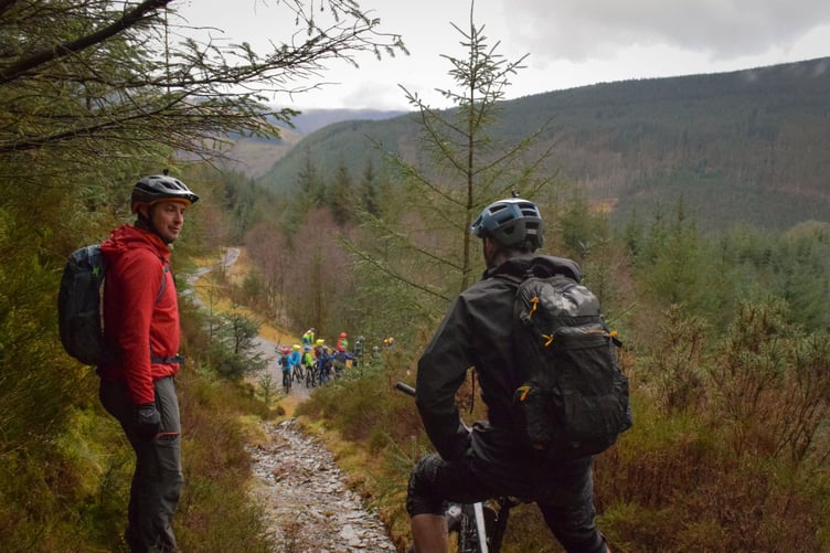 Bike Corris has changed hands from founder Dave Evans (left) to Rikki Barratt (right)
