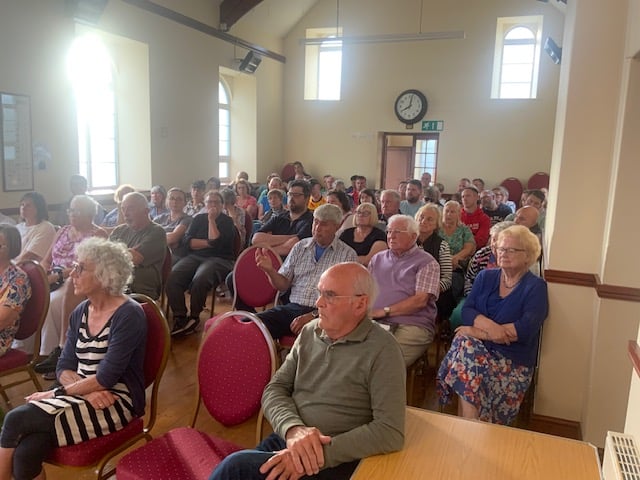 The meeting in Beulah on the future of a village playing field