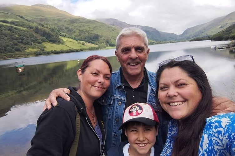 David Lee Jones was enjoying a pint by Tal y Llyn when he started to have a stroke