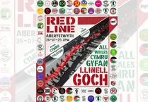 International Red Line Protest for Palestine reaches Aberystwyth this Saturday