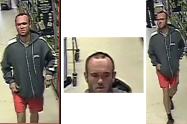 NWP Gwynedd South released these images of the man they would like to identify
