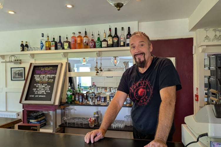 Sam Hill, former manager at the Red Lion in Machynlleth, will be behind the bar making guests feel welcome