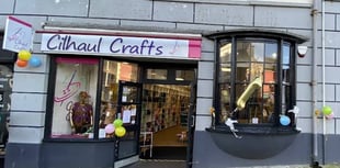 Fine for shop door damage and theft
