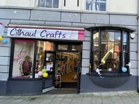 Fine for shop door damage and theft
