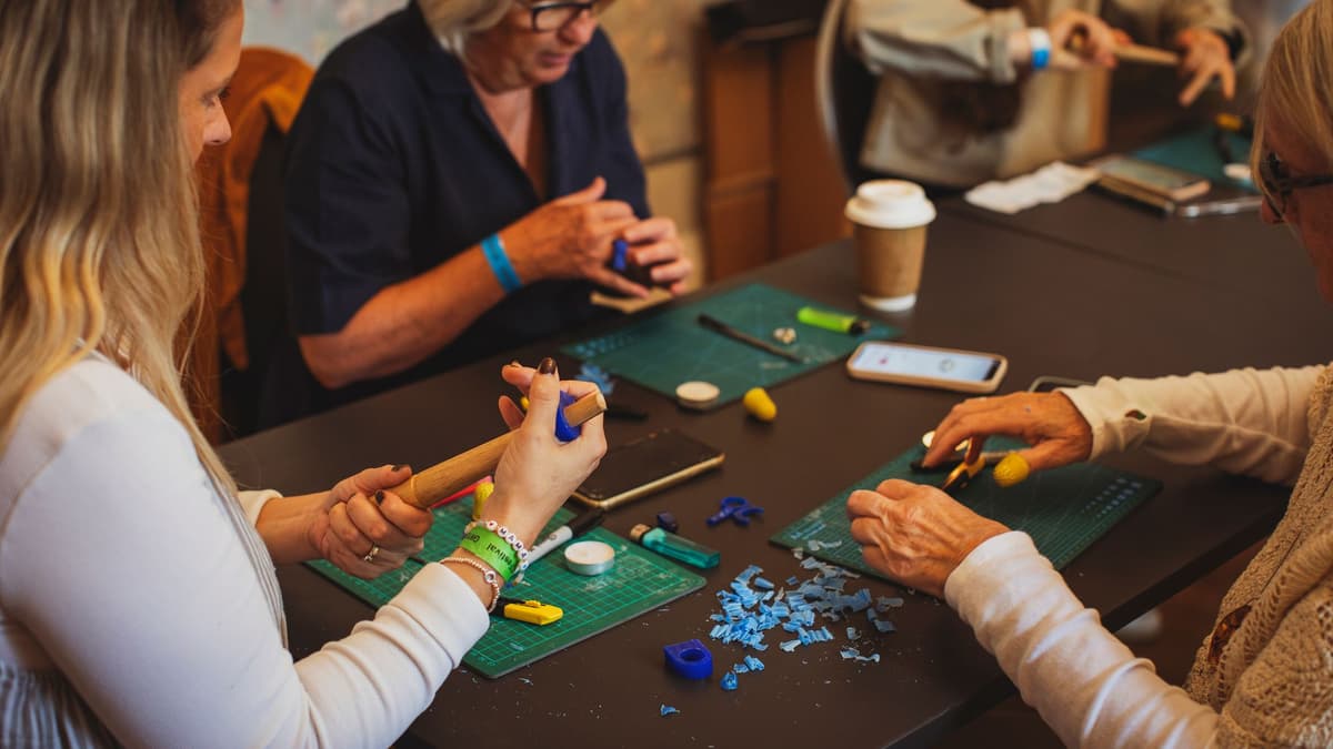 A hands-on workshop at Craft Festival Wales