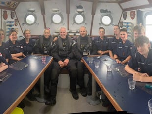 Aberystwyth Sea Cadets celebrate Commanding Officer promotion and more