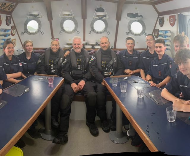 Aberystwyth Sea Cadets celebrate Commanding Officer promotion and more