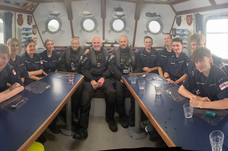 Aberystwyth Sea Cadets have enjoyed several boating sessions
