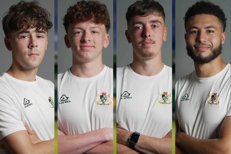 Landon Walton, Tyler Davies, Reece Thompson and Youssef Elazhari