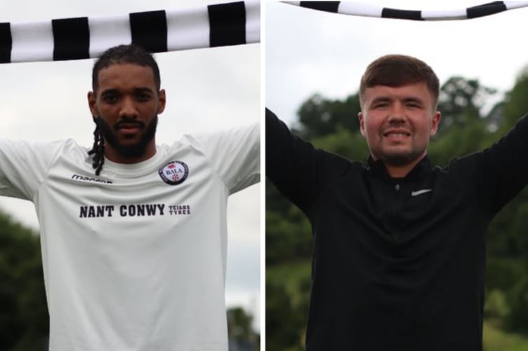 Defenders Nelson Digbeu and Jack Walls