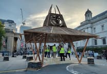 Triumph of Art: CAT 'Throne' structure unveiled at Trafalgar Square