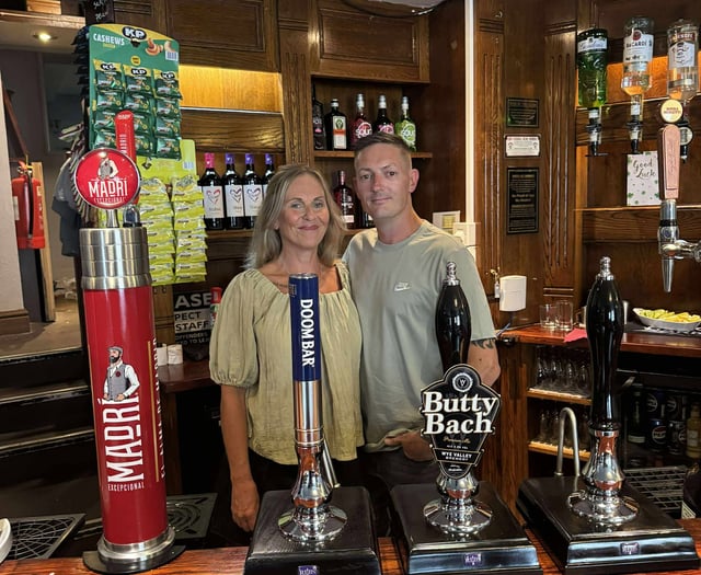 New landlords take over Llanbadarn pub