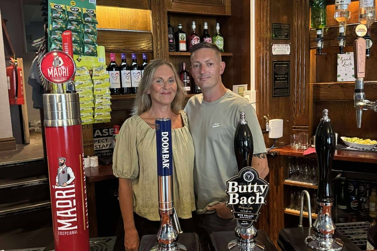 Adrian Sutton and Anna Louise Bradley have taken over the running of The Black Lion in Llanbadarn Fawr