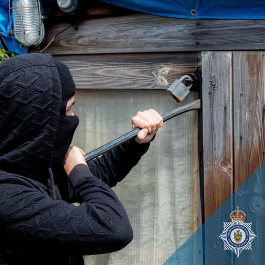 Police advice to avoid shed and house break-ins