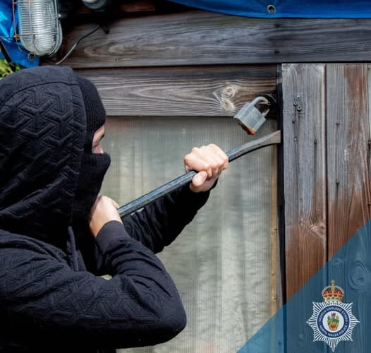 NWP Gwynedd North shed break-in warning