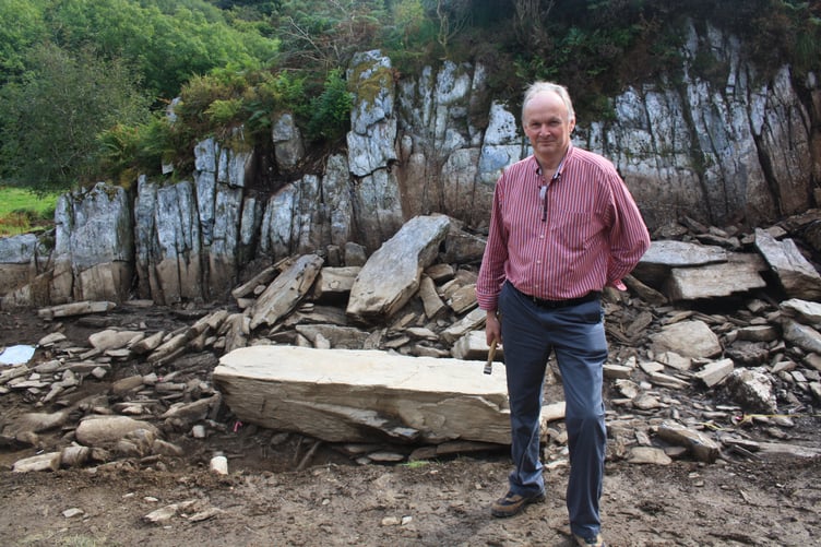 Prof Richard Bevins at Craig Rhos-y-Felin