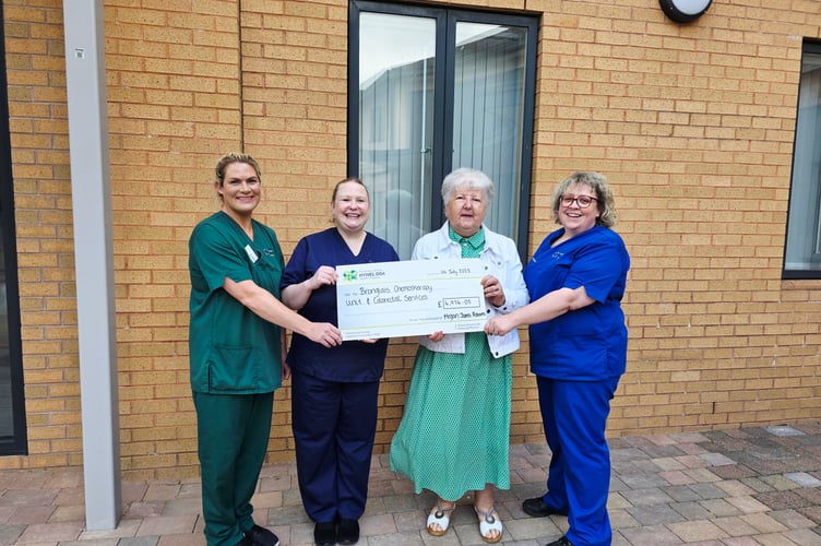 Megan Jones-Roberts with Staff