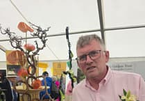 Floral victory for Llangwyryfon's Donald Morgan!