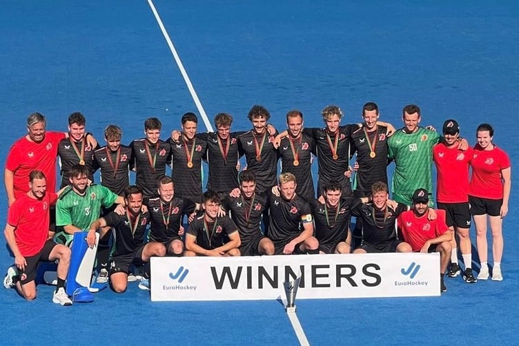 Wales crowned winners of the tournament (John Bennett back second from the left)
