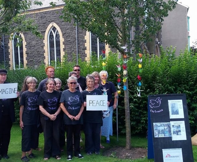 Aberystwyth choir to mark Hiroshima Day with peace crane event