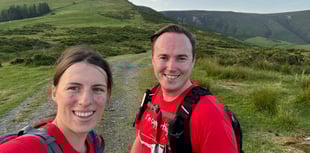 Councillor and trainee-paramedic hike 46-miles for Wales Air Ambulance