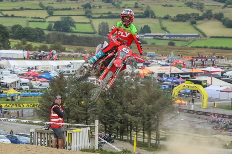 Harry Houghton took the nation class win on Saturday riding the ET James Gas Gas