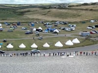 Protest against US radar project draws locals to west Wales beach