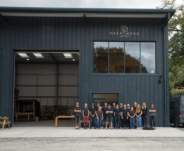 Heartwood sauna expands with new purpose-built workshop in Glantwymyn