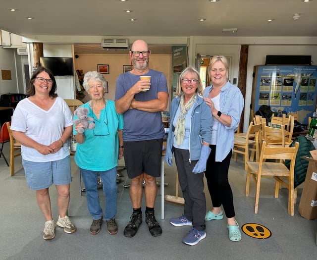 Community hub overwhelmed with support after reopening Ynyslas centre