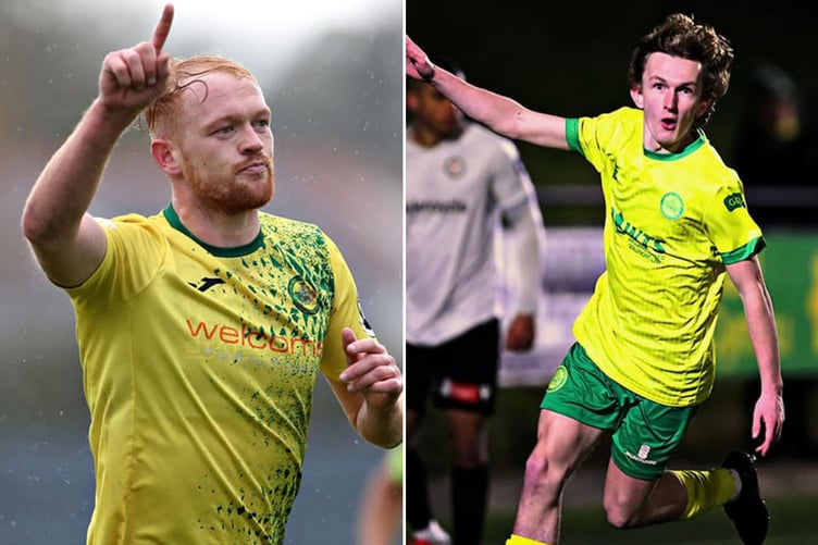 Sion Bradley and Josh Lock have returned to Caernarfon on a season long loan