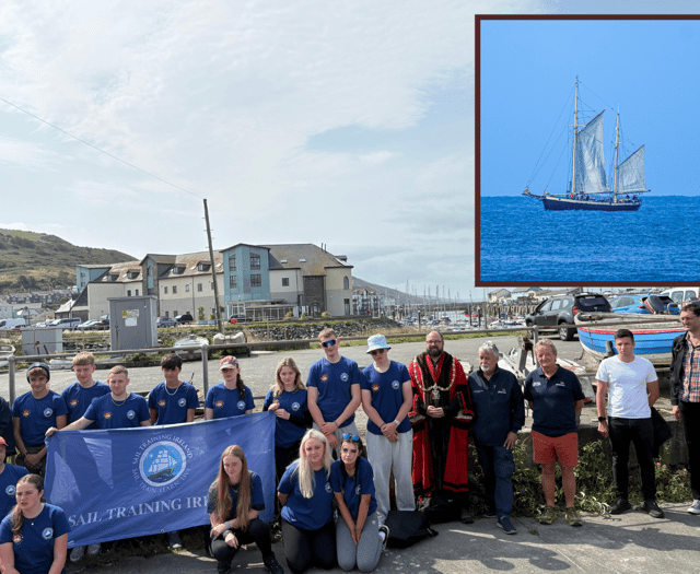 Crew of Irish teens sail tall ship to Aberystwyth