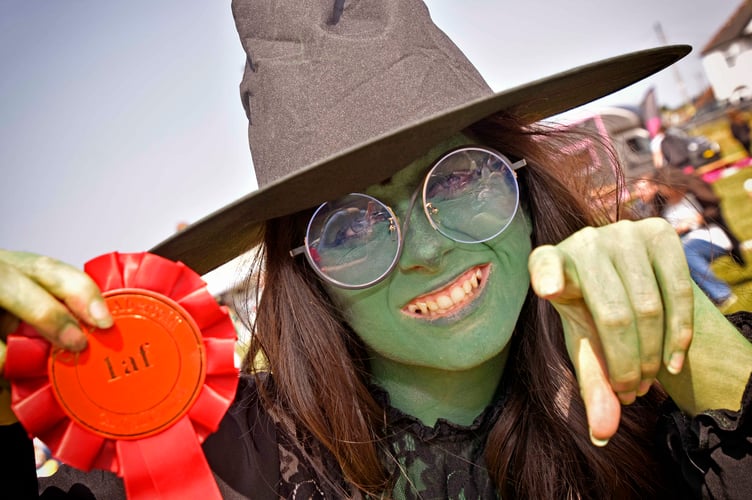 Wicked Witch Lilwen won a prize for her brilliant costume