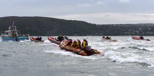Pwllheli RNLI charity ride supports hospital