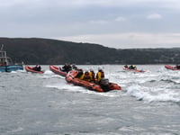 Pwllheli RNLI charity ride supports hospital