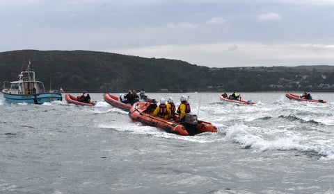 Pwllheli RNLI charity ride supports hospital