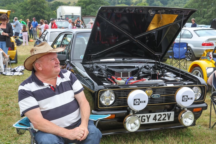Raymond Rees from St Clears with his imaculate Mk2 escort